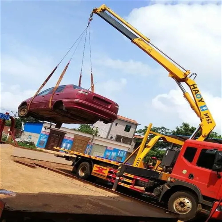 郸城吊车救援小汽车怎么吊