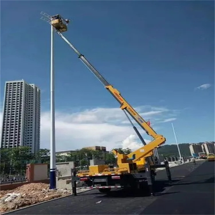 郸城维修路灯的曲臂升降车出租