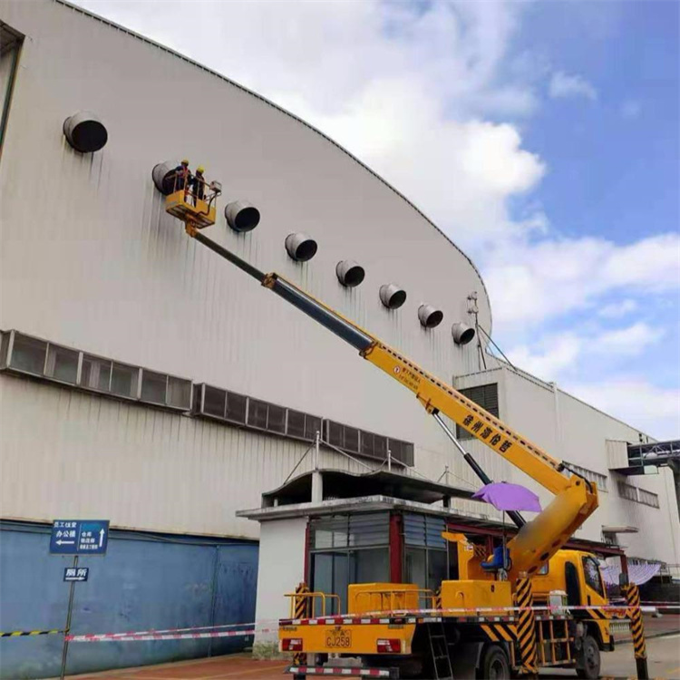 郸城高空作业车出租服务：专业广告牌安装解决方案